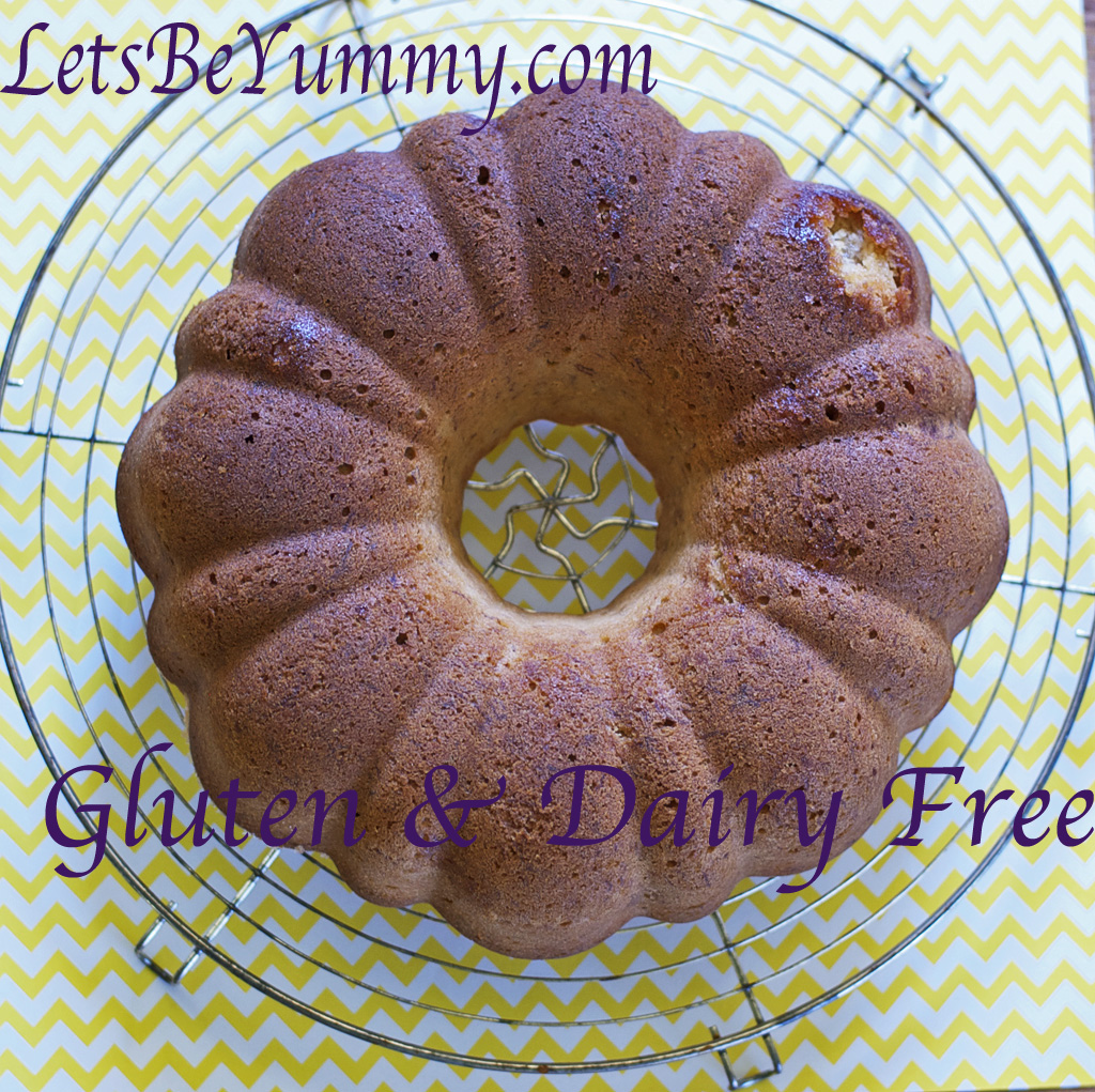 Banana Pound Cake Gluten Free Dairy Free