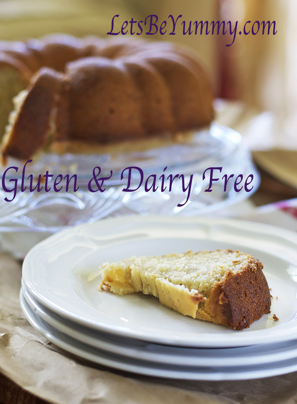 Banana Pound Cake Gluten Free Dairy Free