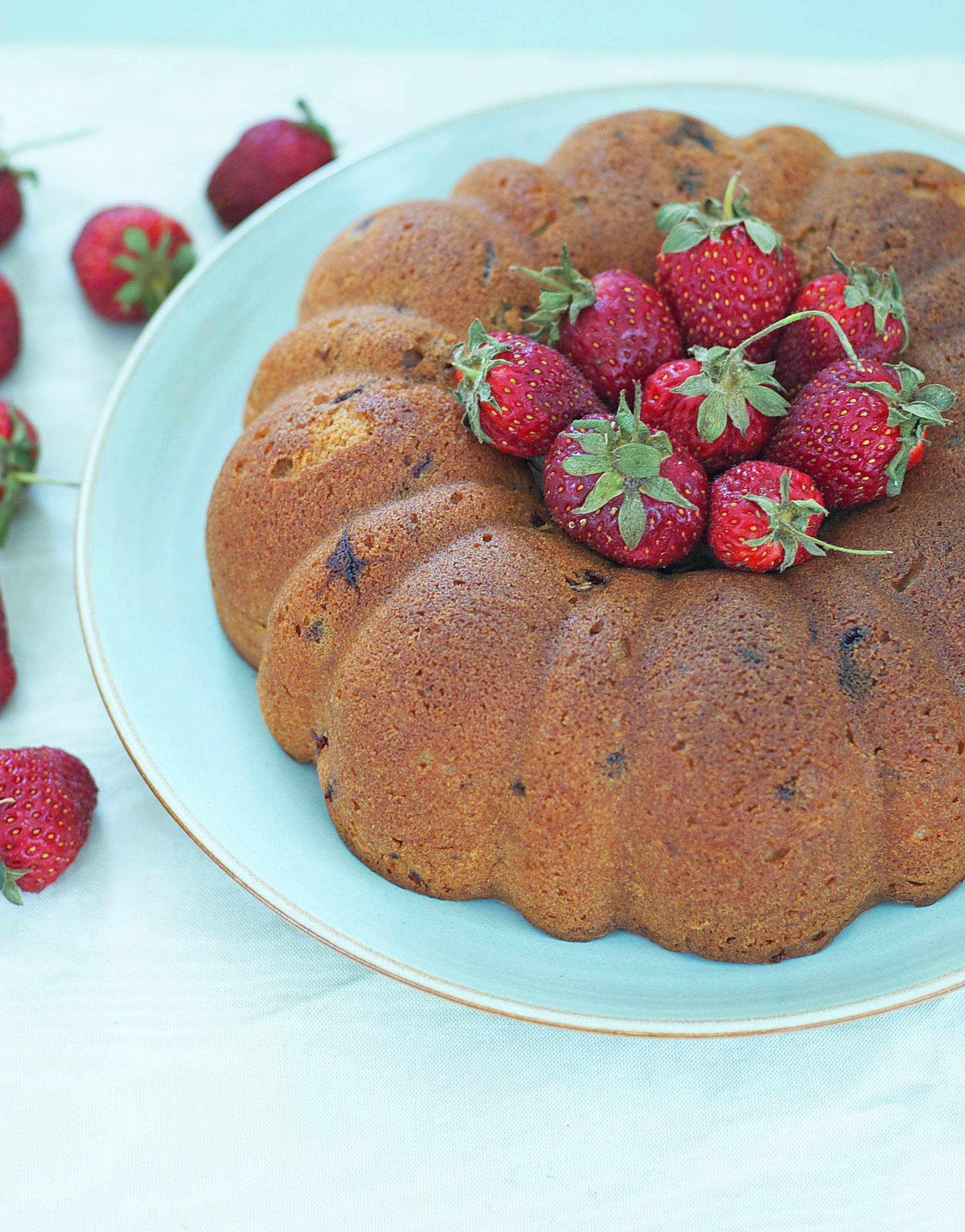 Strawberry Pound Cake Gluten Free | Let's Be Yummy
