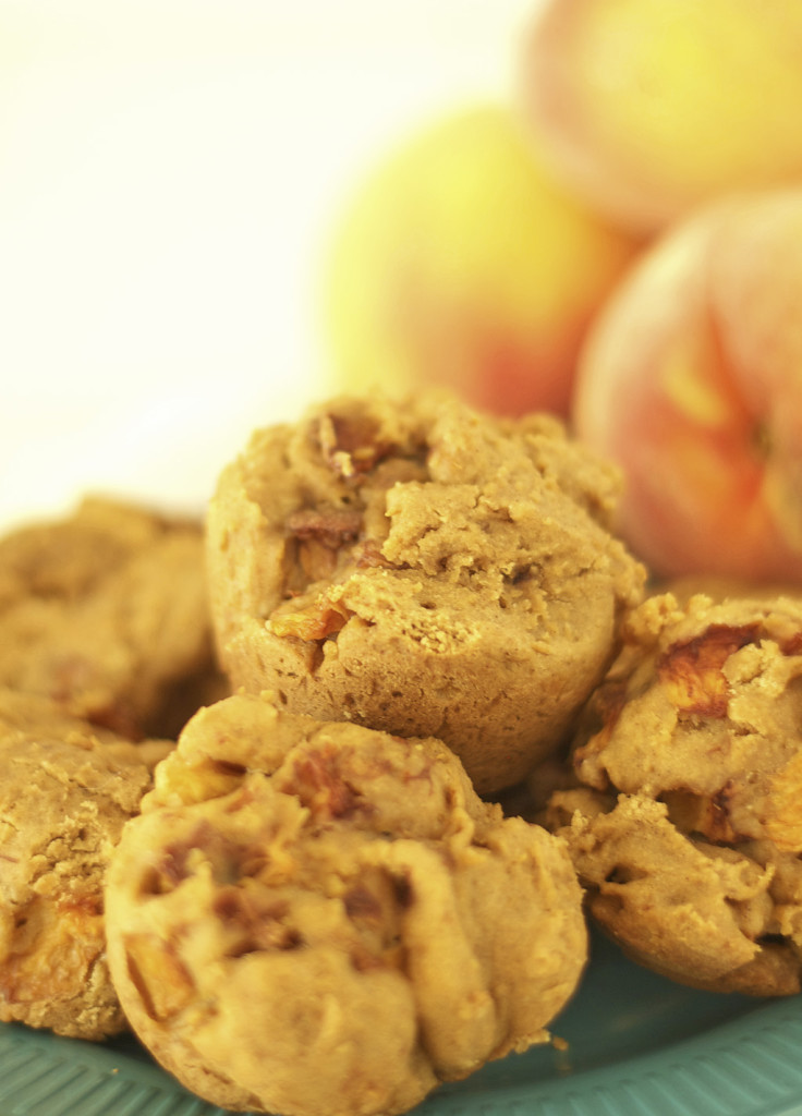 Gluten Free Dairy Free Peach Muffins