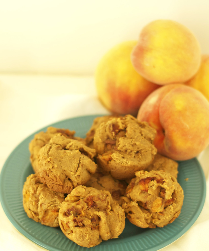 Gluten Free Dairy Free Peach Muffins