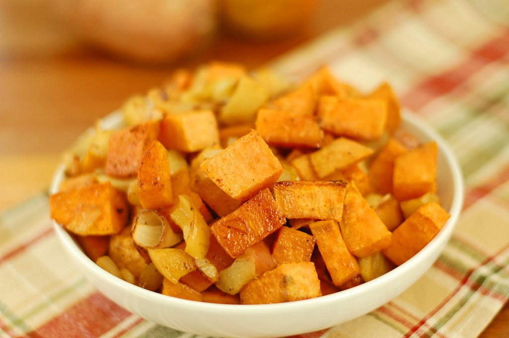 Roasted Sweet Potato and Apple