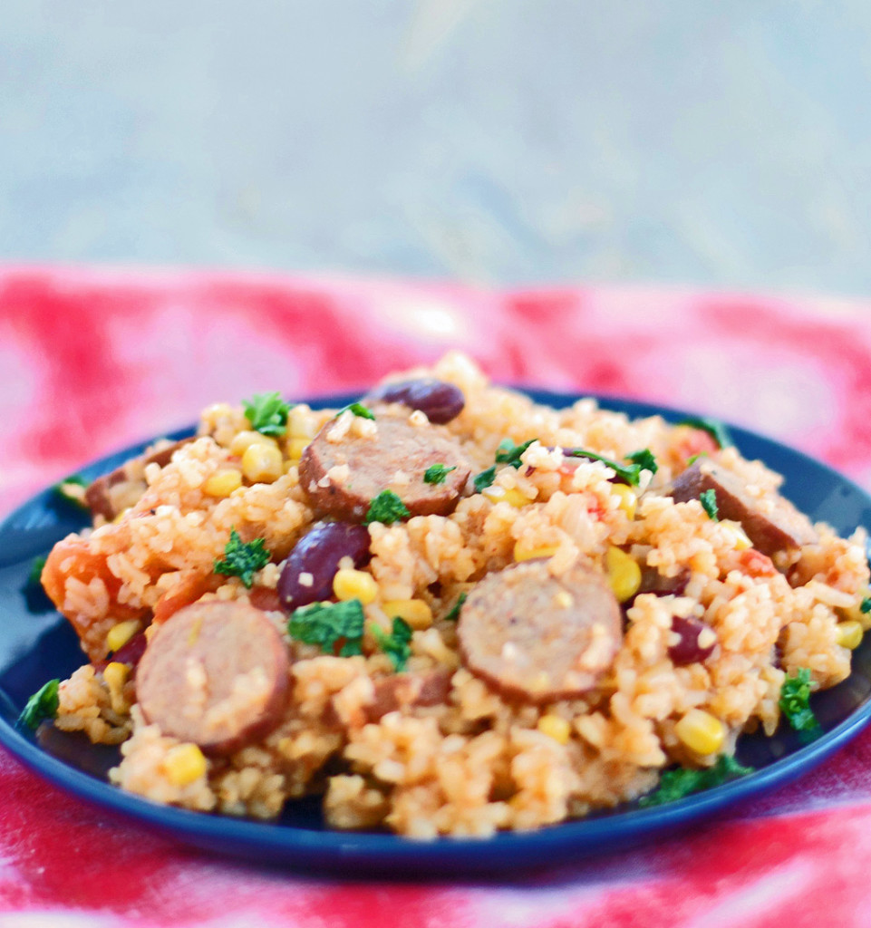 Sauteed Kielbasa, Rice and Beans Recipe Let's Be Yummy