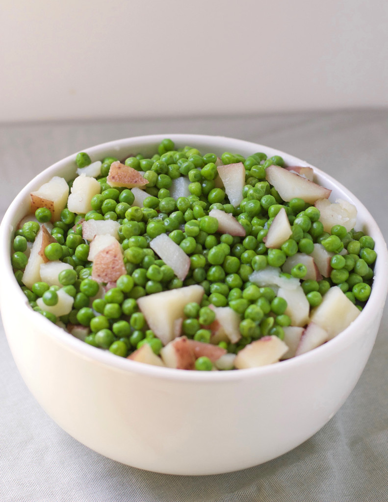 Gluten Free Creamed Peas and Potatoes