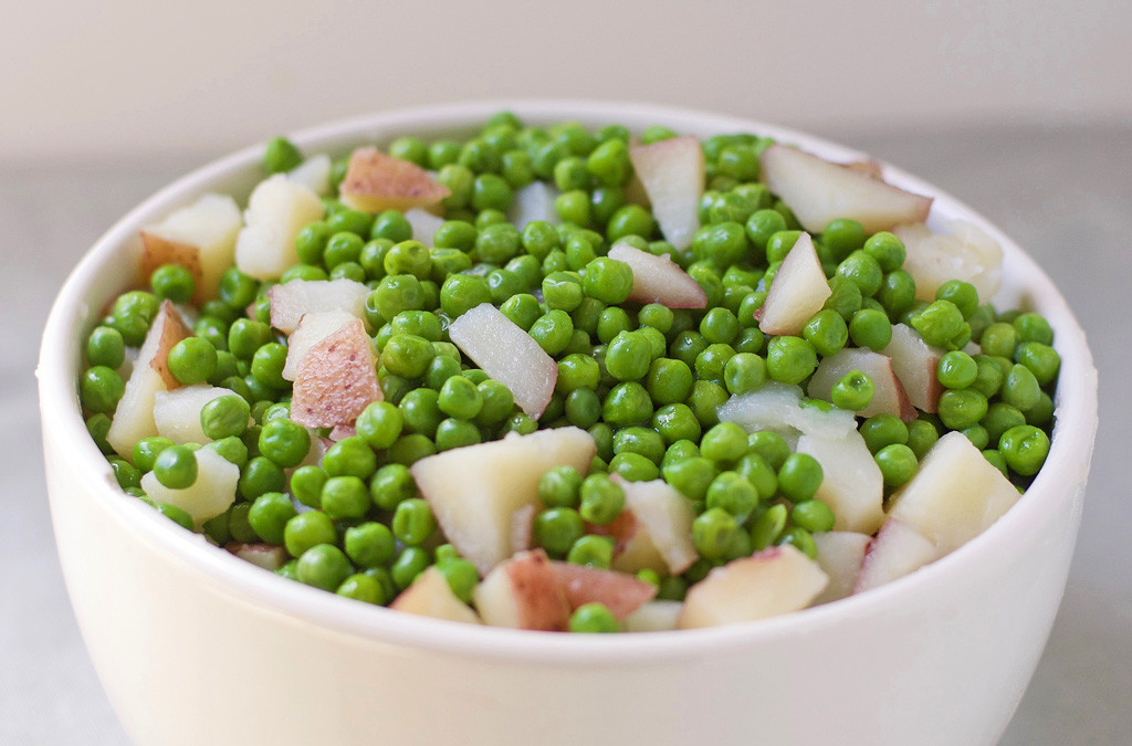 Gluten Free Creamed Peas and Potatoes