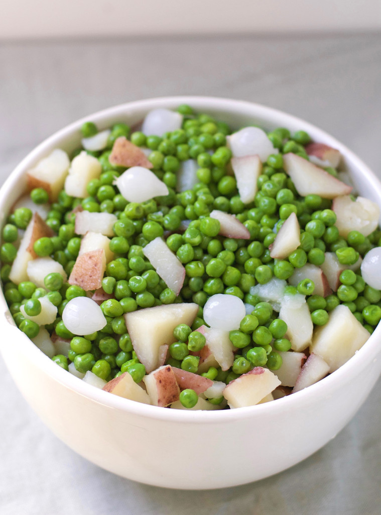 Gluten Free Creamed Peas and Potatoes