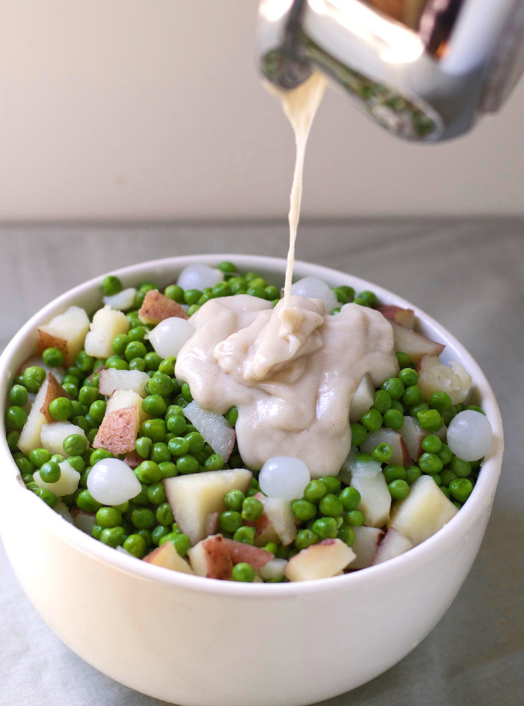 Gluten Free Creamed Peas and Potatoes