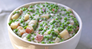 Gluten Free Creamed Peas and Potatoes