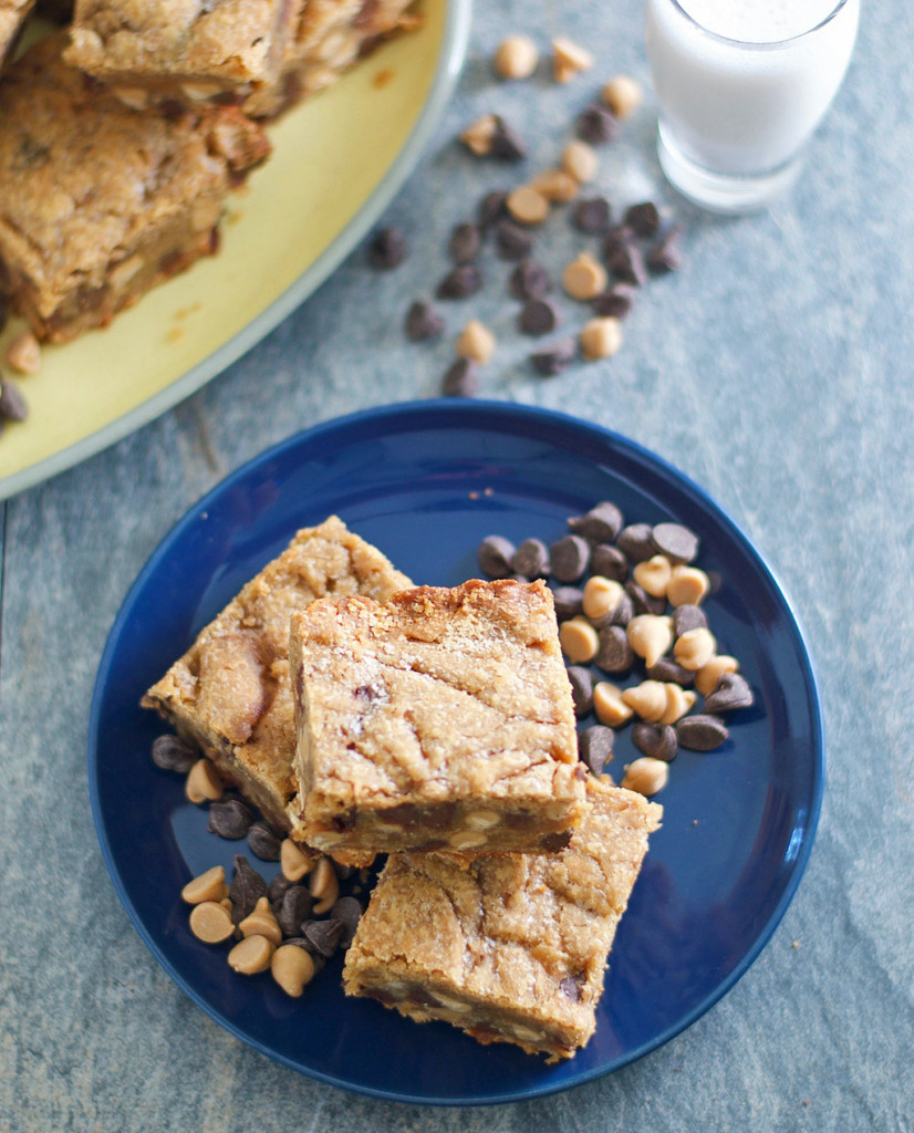 Gluten Free Peanut Butter Chocolate Chip Brownies