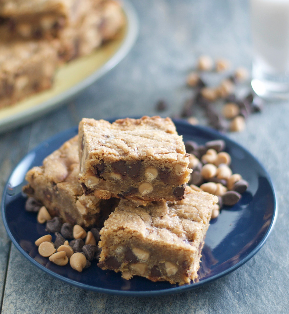 Gluten Free Peanut Butter Chocolate Chip Brownies