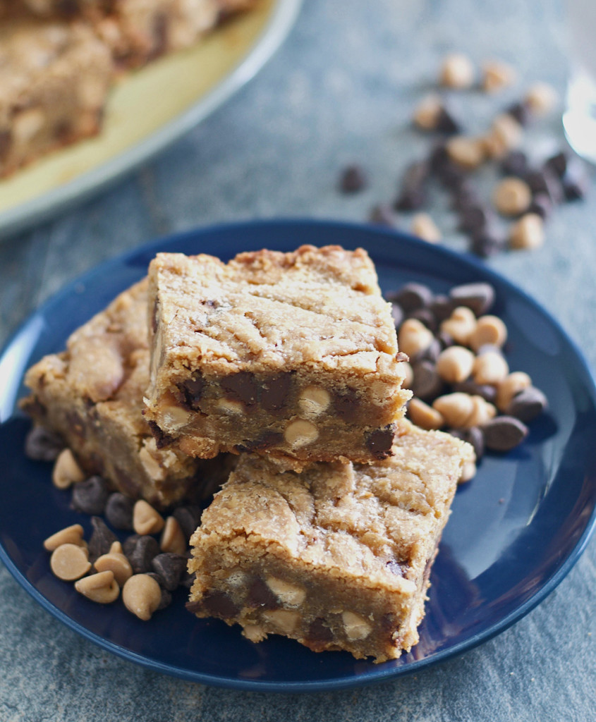 Gluten Free Peanut Butter Chocolate Chip Brownies