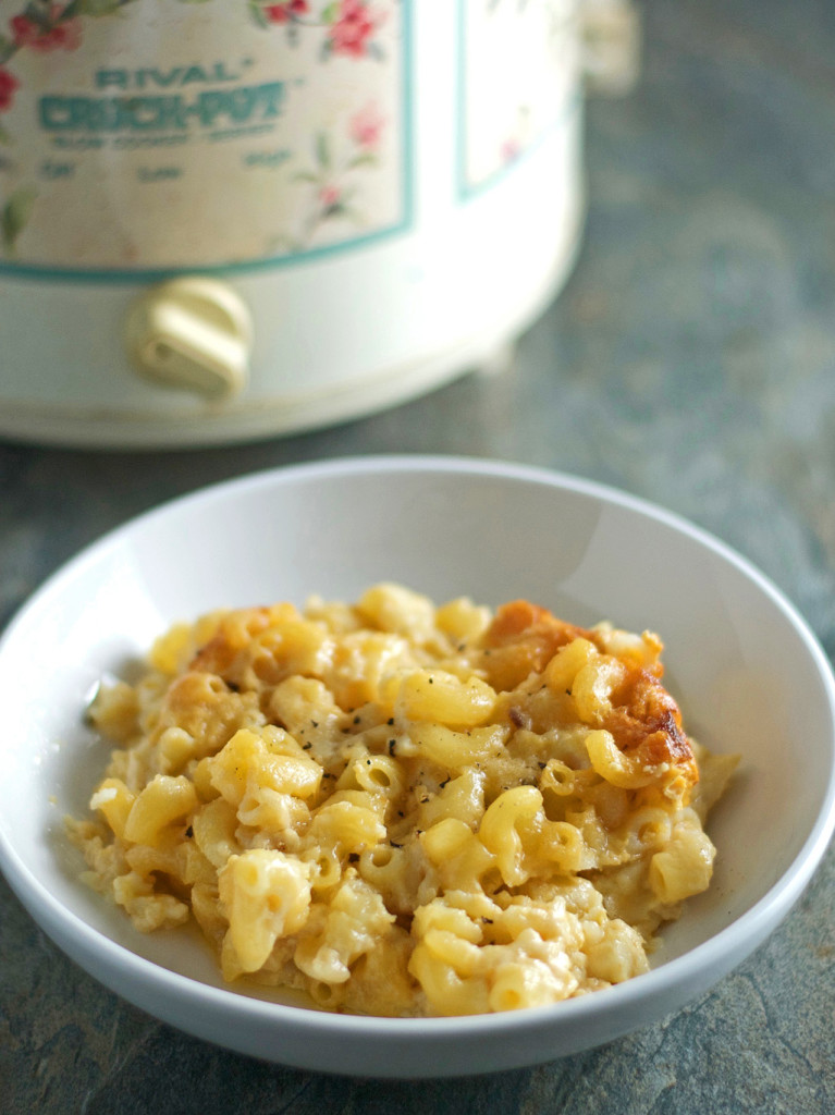 Slow Cooker Gluten Free Mac & Cheese