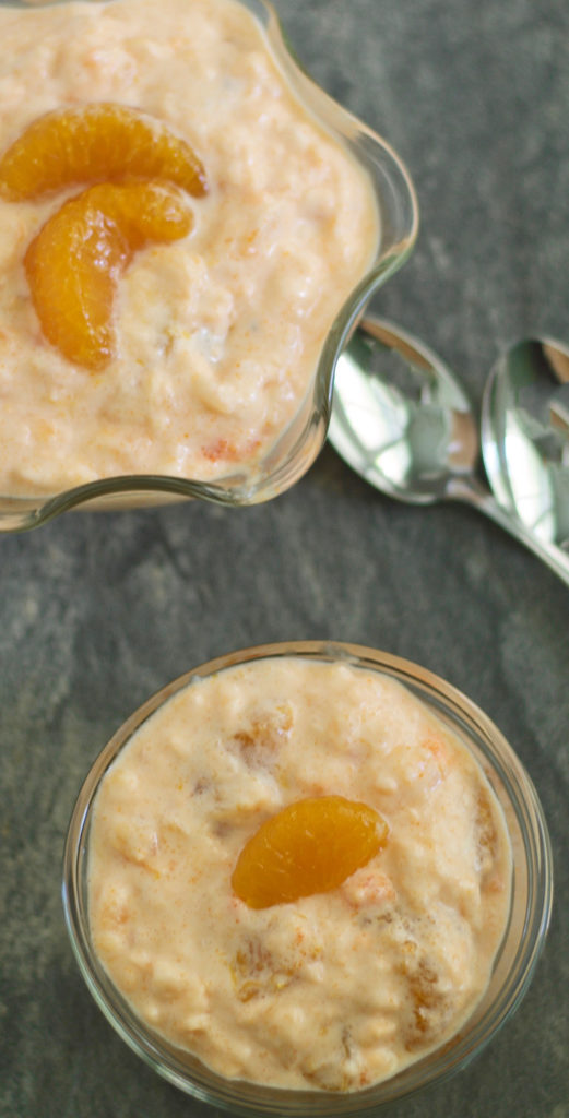 Easy Dairy Free Orange Fluff Dessert