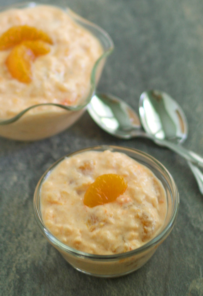 Easy Dairy Free Orange Fluff Dessert