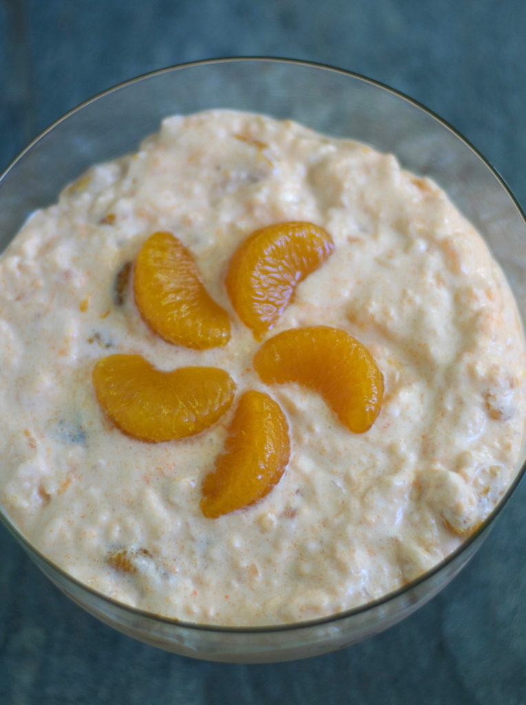 Easy Dairy Free Orange Fluff Dessert