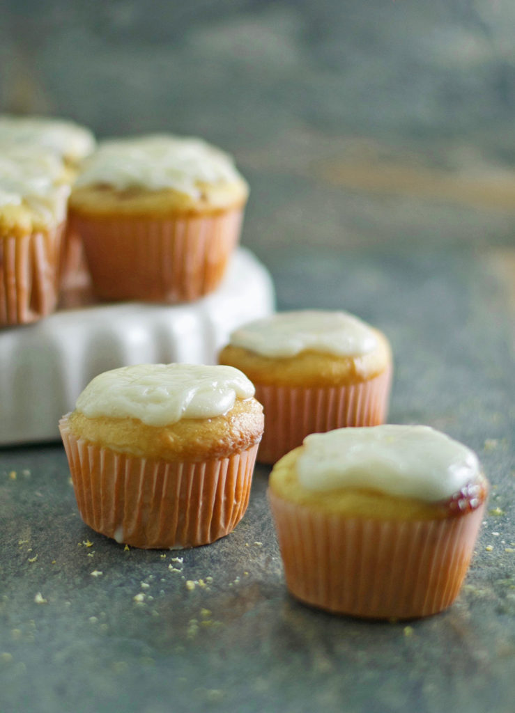 Gluten Free Lemon Cupcakes with Raspberry Jam Recipe