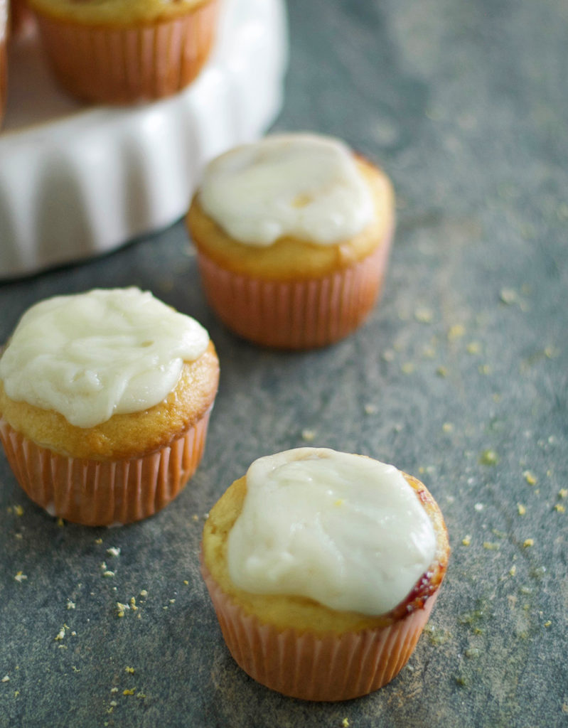 Gluten Free Lemon Cupcakes with Raspberry Jam Recipe