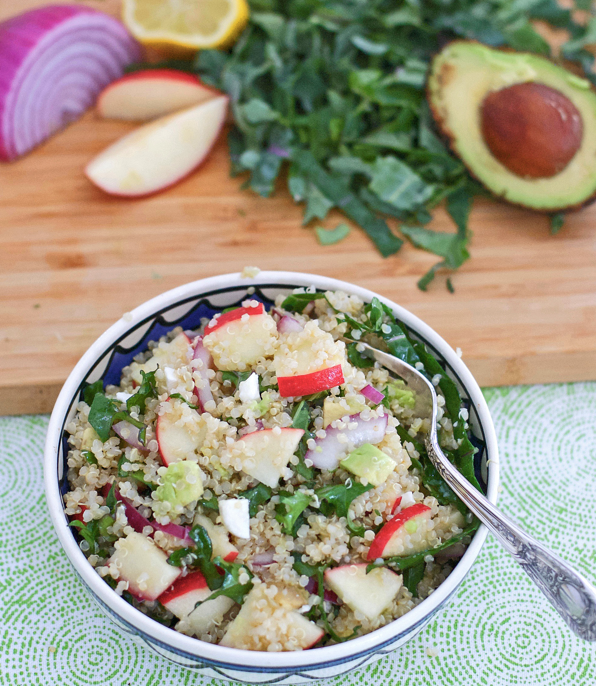 Apple Avocado Quinoa Salad Recipe