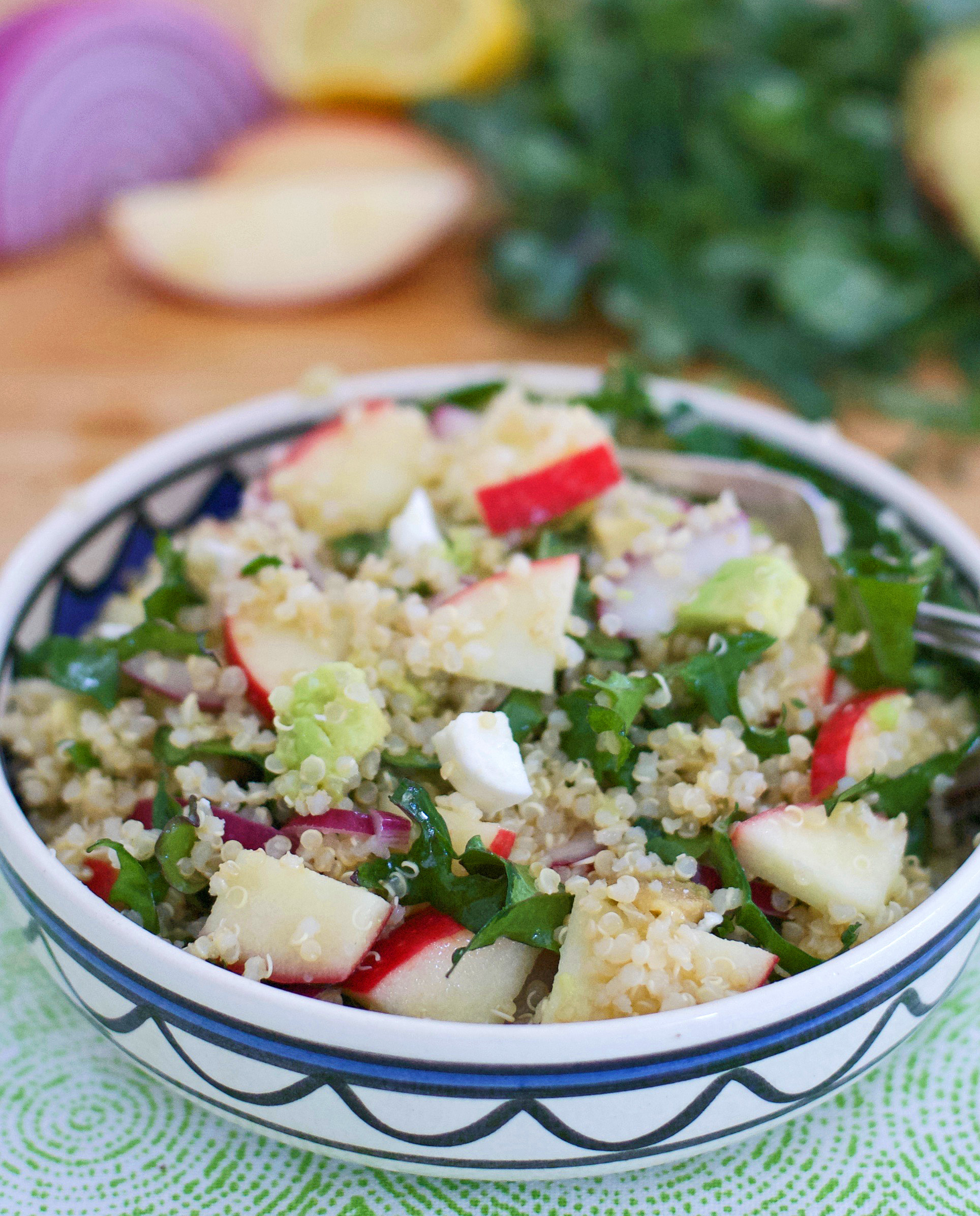 Apple Avocado Quinoa Salad Recipe