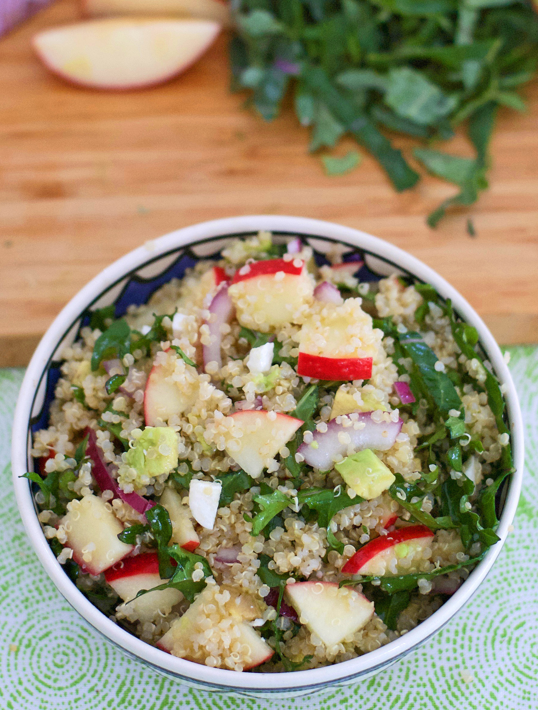 Apple Avocado Quinoa Salad Recipe