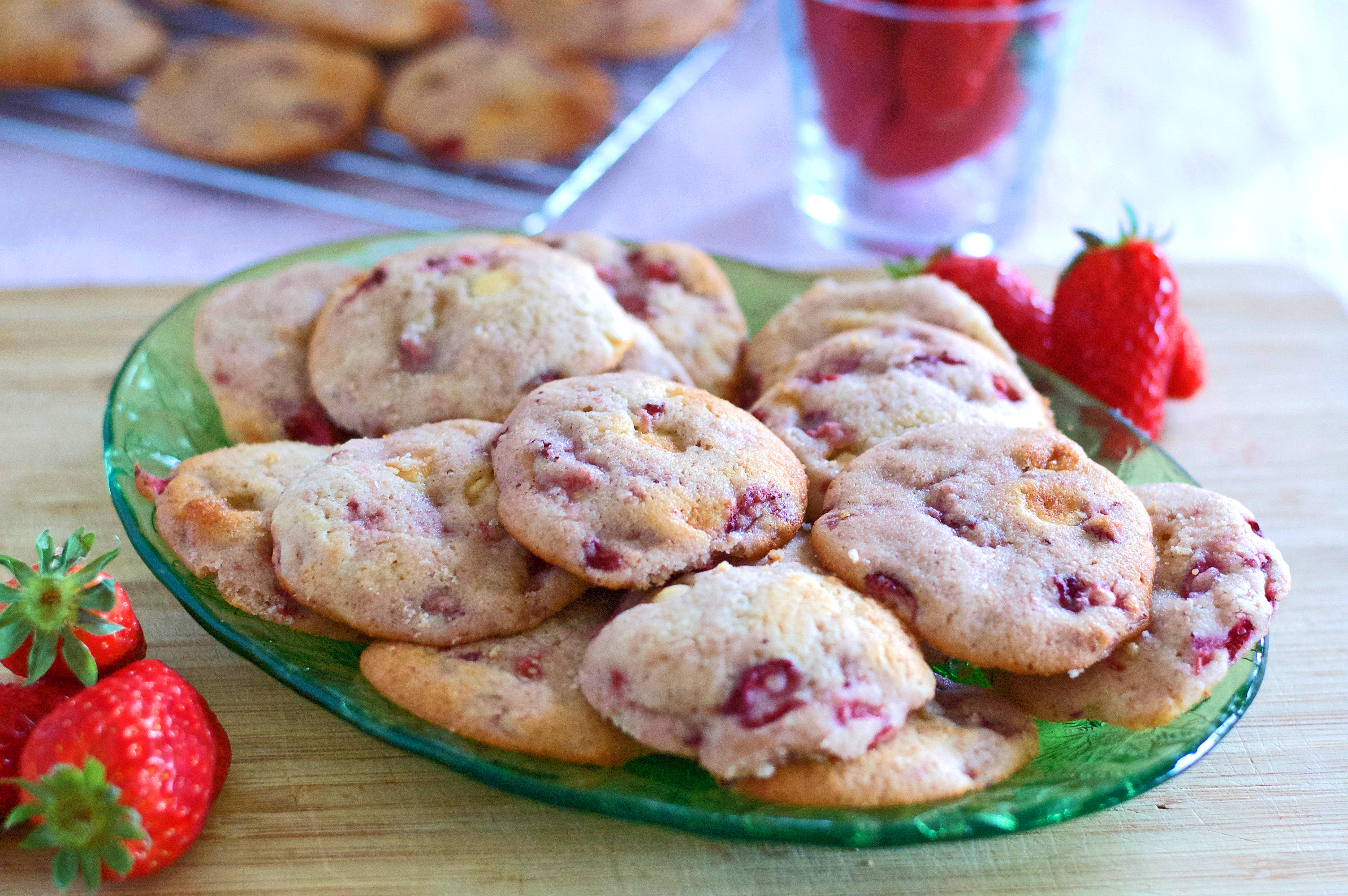 Gluten Free Strawberry Shortcake Cookies Recipe