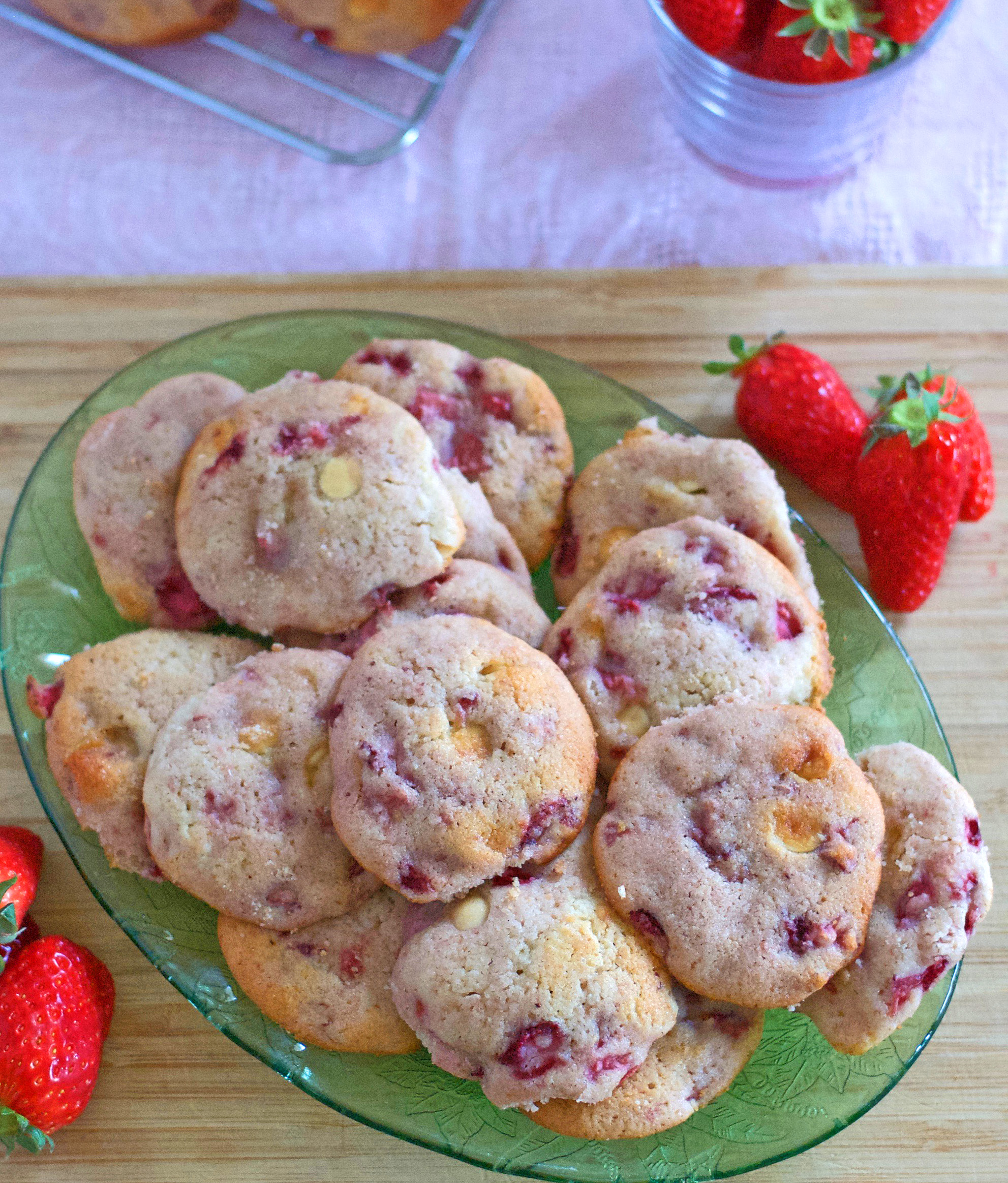 Gluten Free Strawberry Shortcake Cookies Recipe