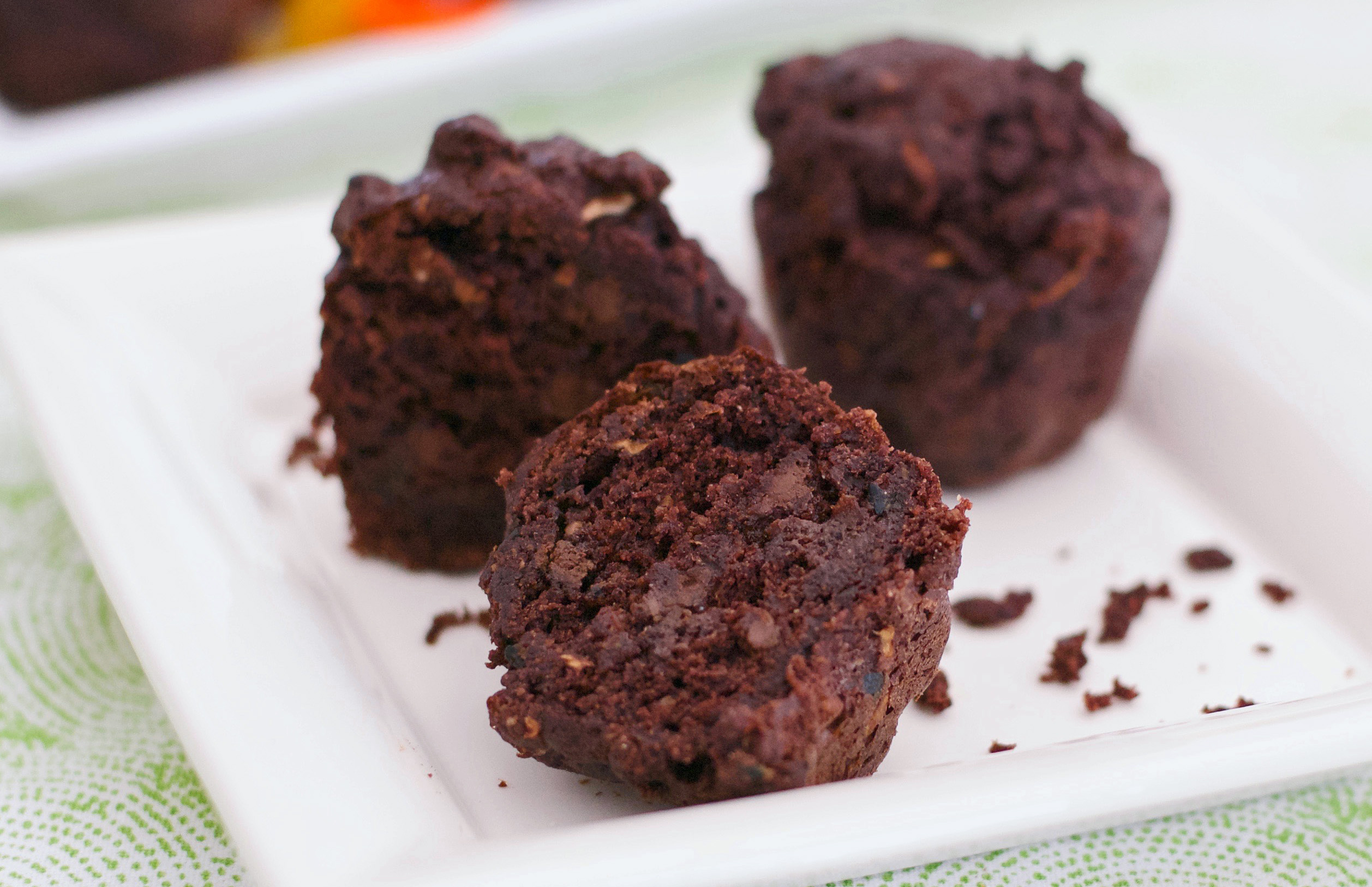 Gluten and Dairy Free Chocolate Zucchini Muffins Recipe