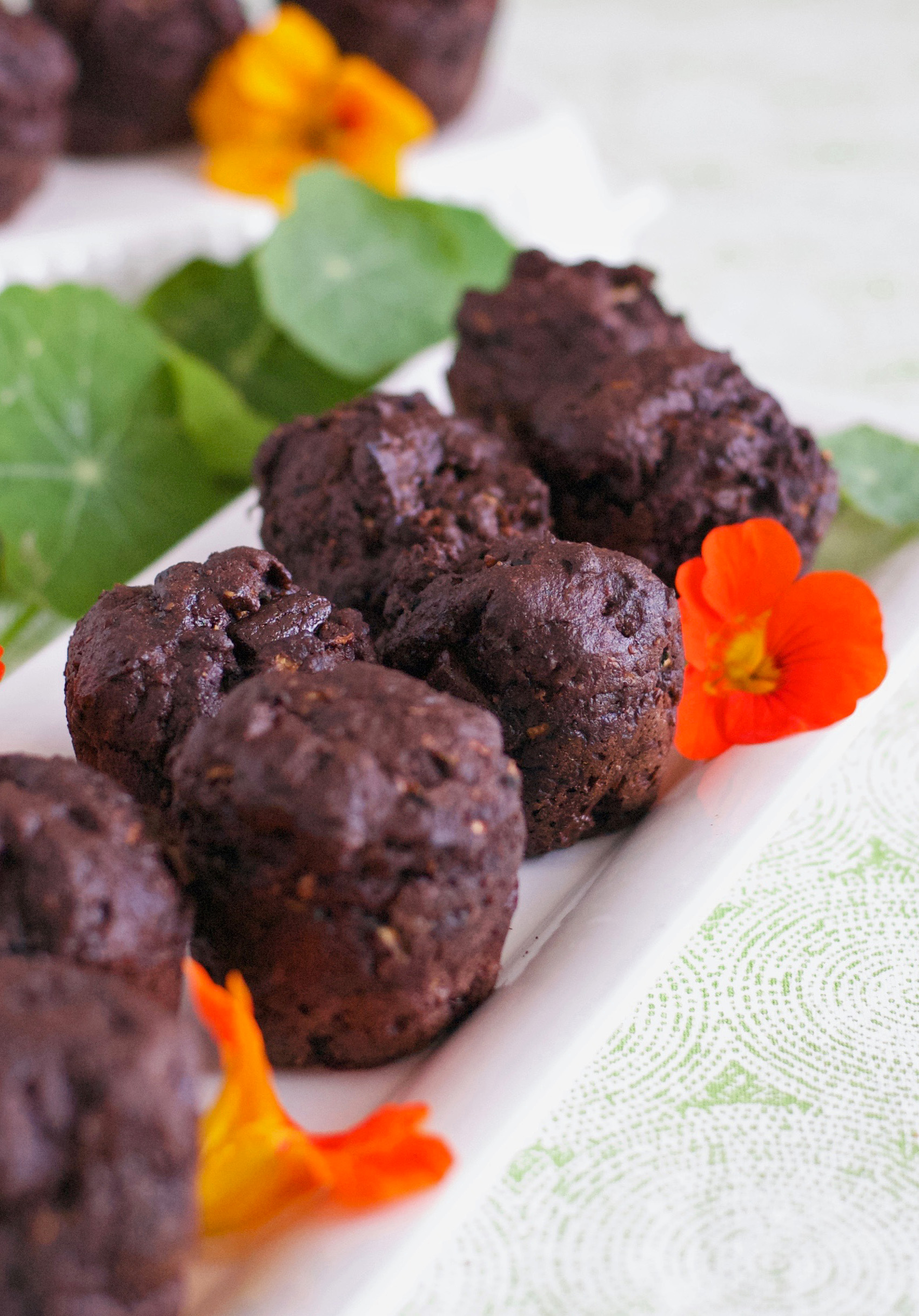 Gluten and Dairy Free Chocolate Zucchini Muffins Recipe