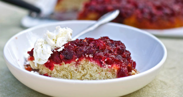Cranberry Upside Down Cake Gluten Free